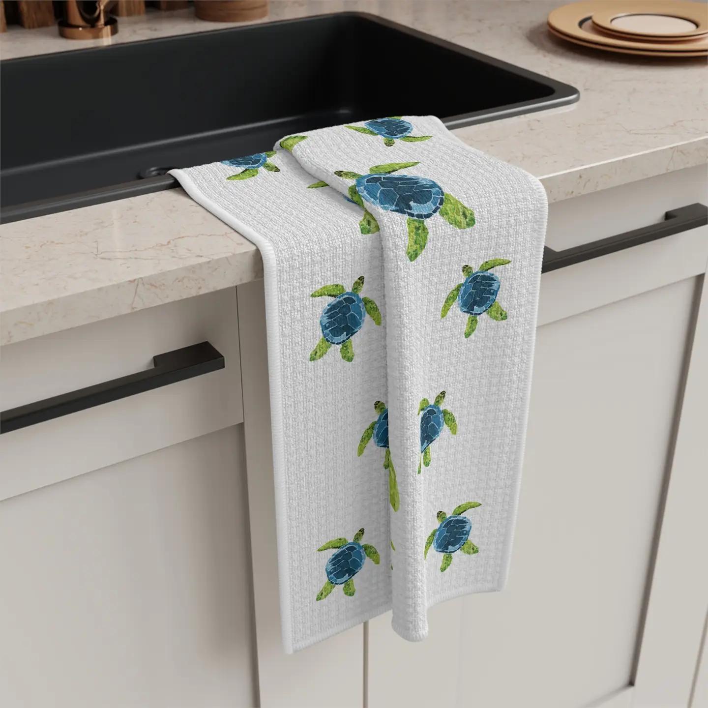 Sea Turtles Microfiber KitchenTowel