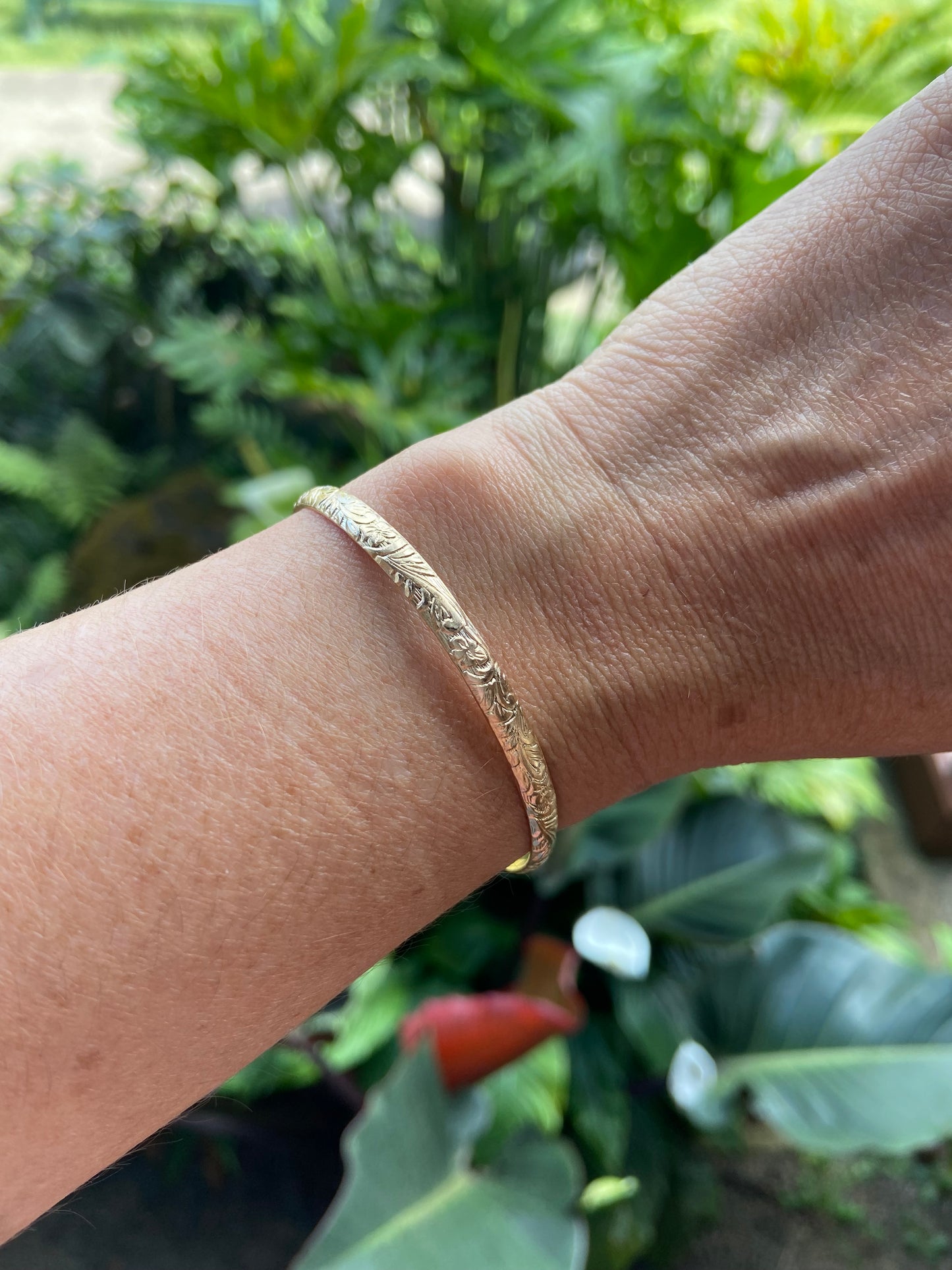 Hawaiian Heirloom Cuff Bracelet