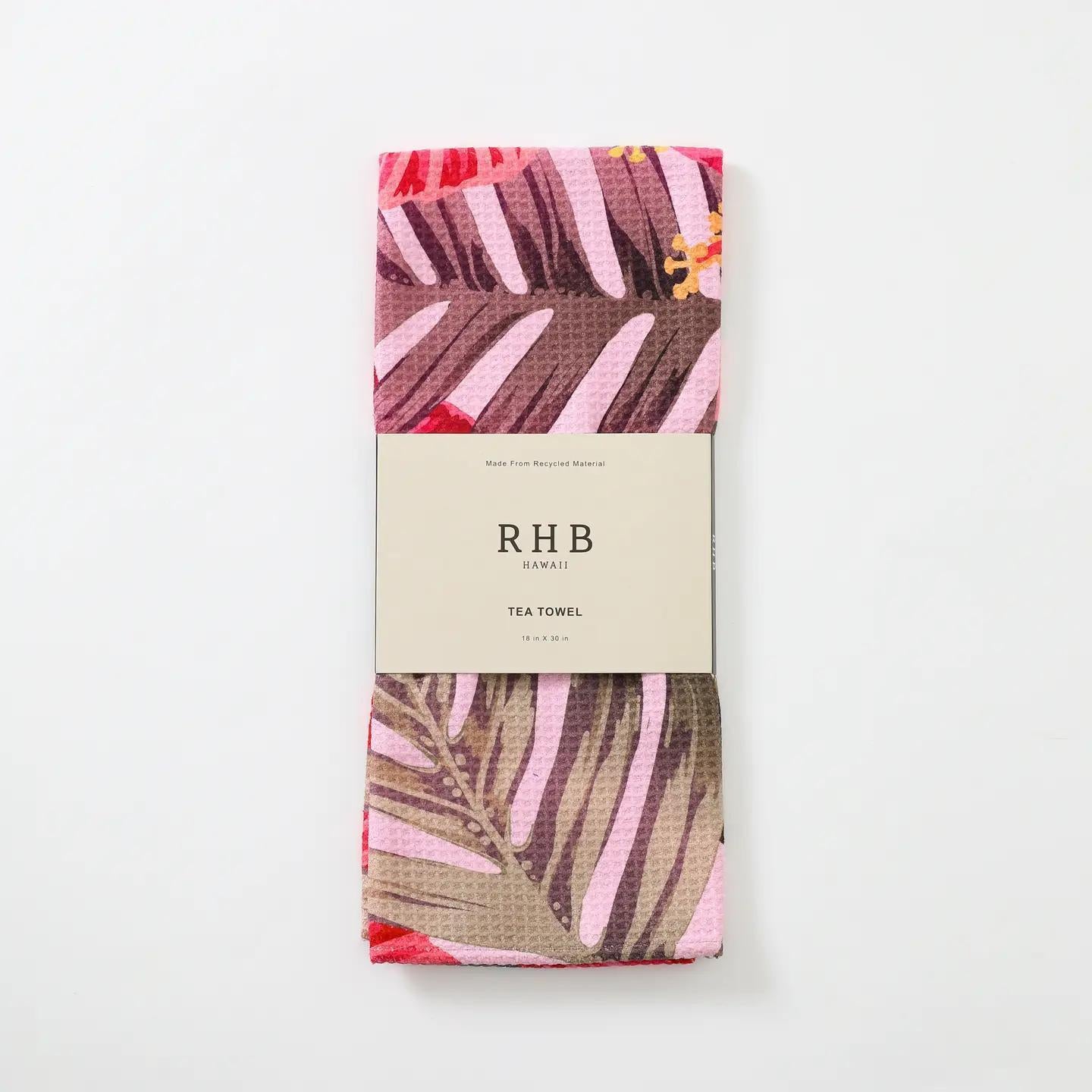 Romantic Pink Tea Towel