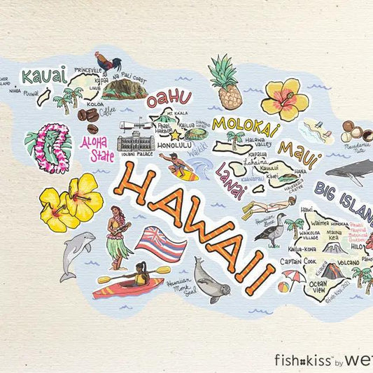Fishkiss Hawaii Swedish Cloth