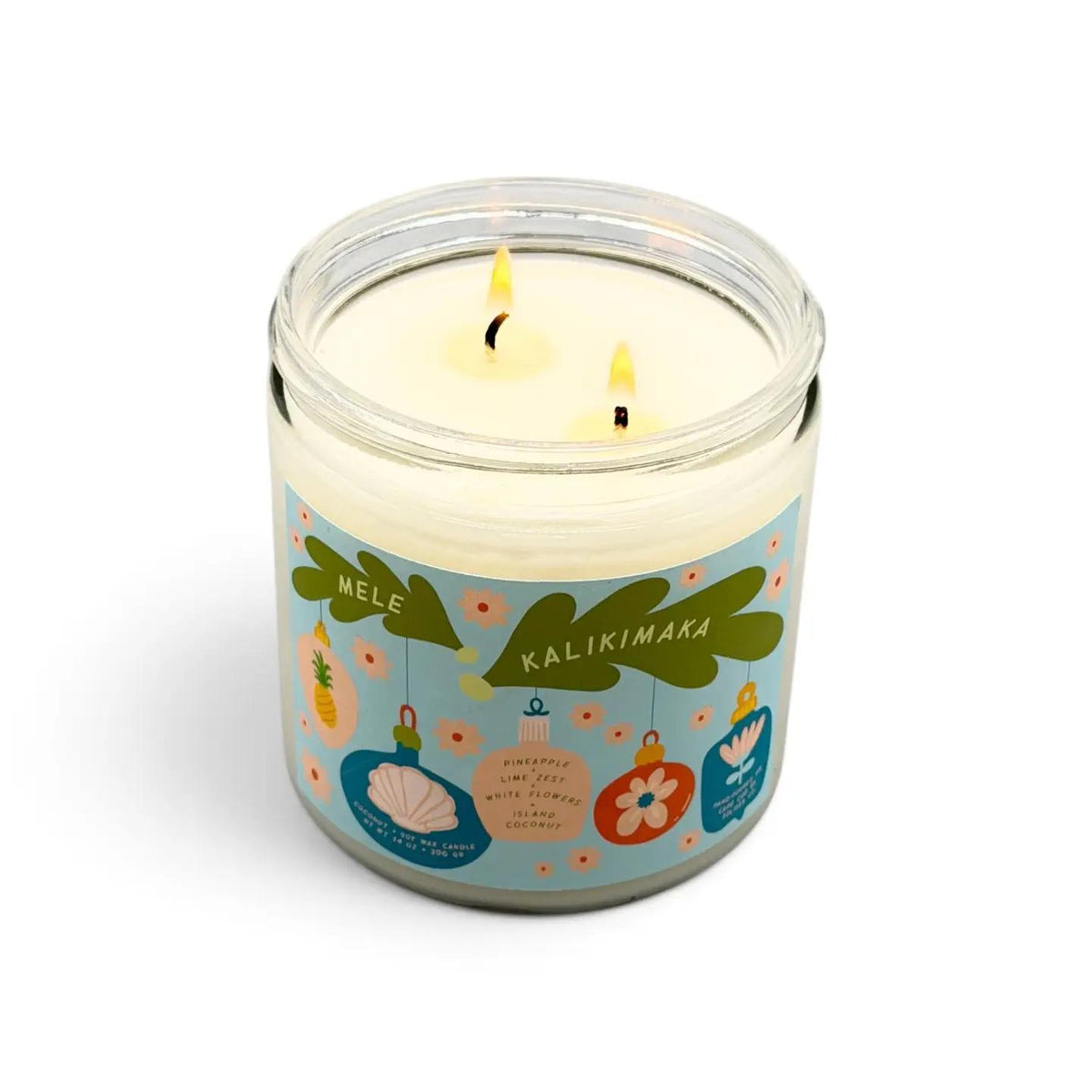 Mele Kalikimaka Christmas Candle