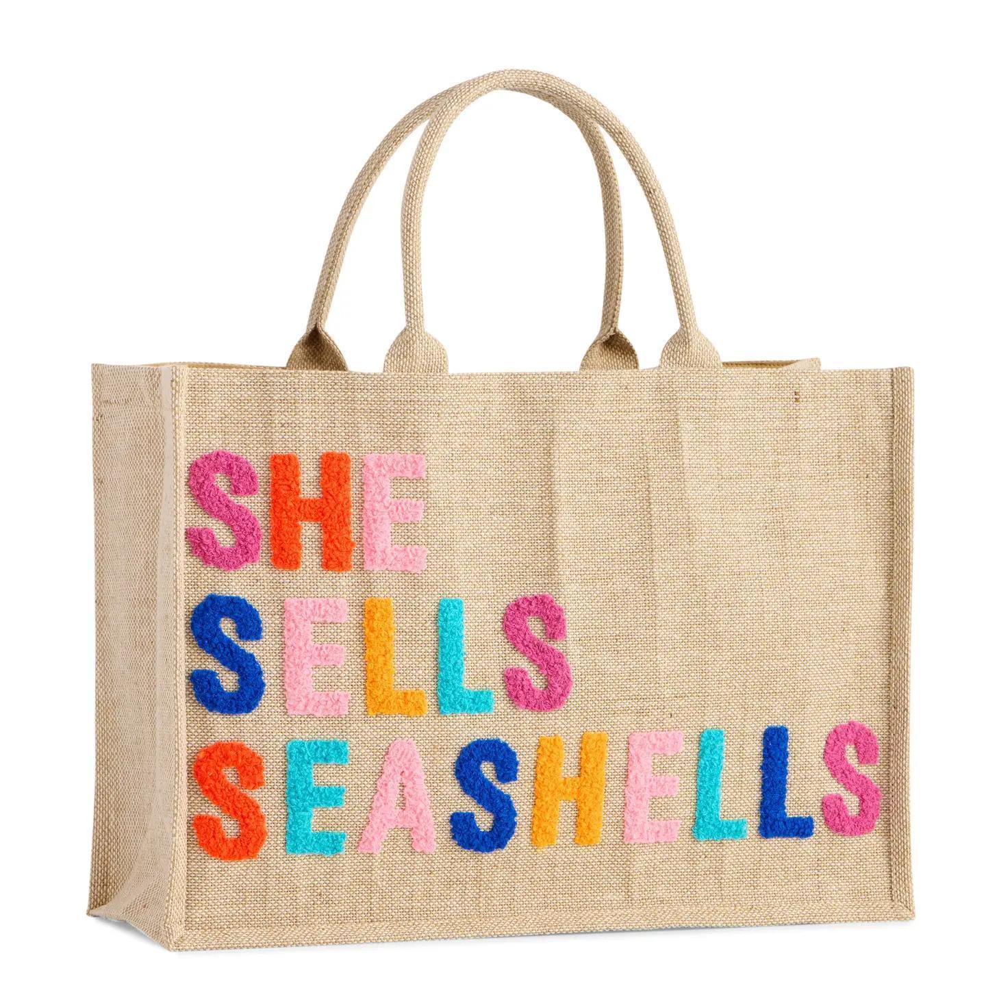 She Sells Seashells Beach Bag