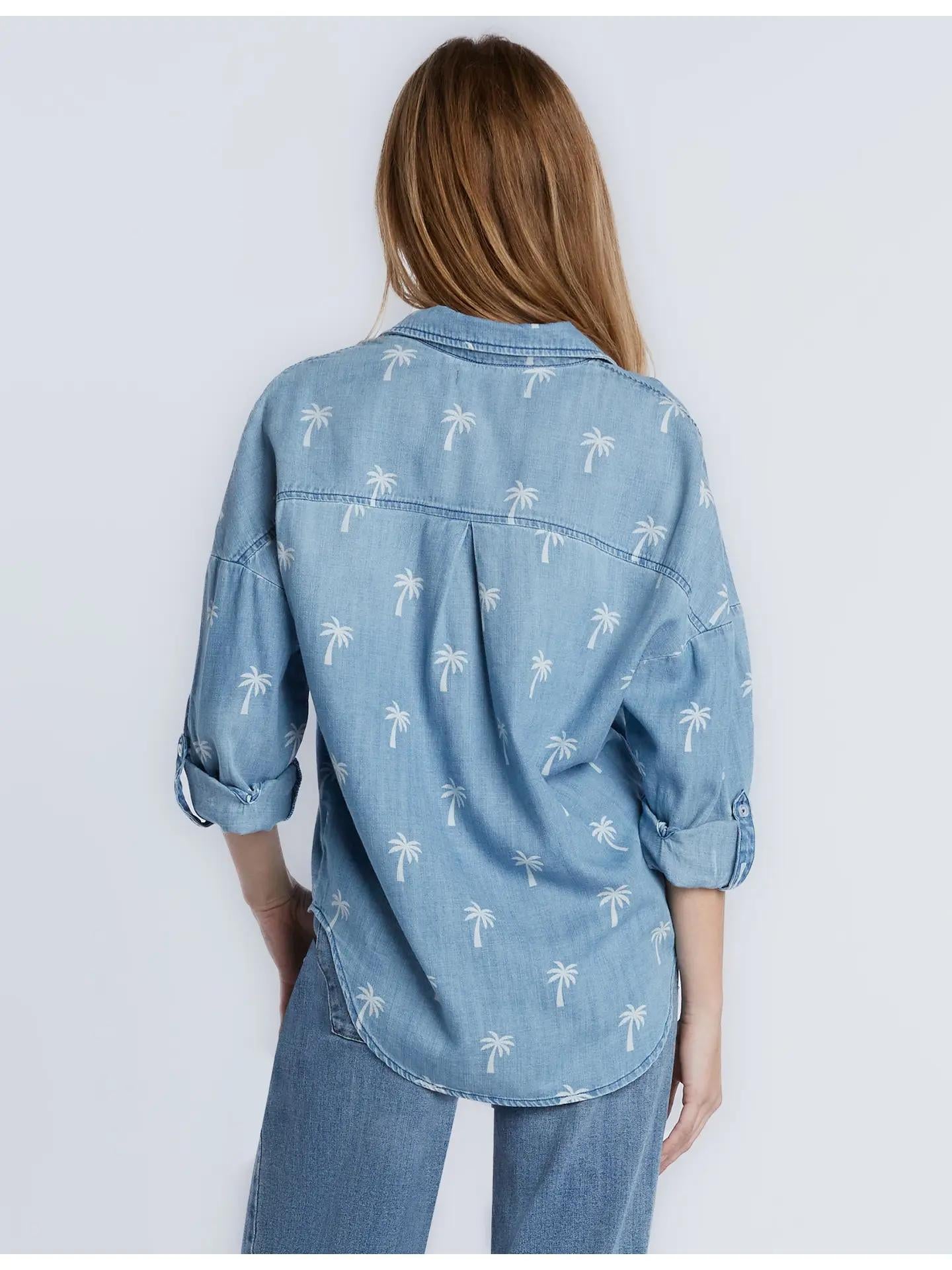 DENIM PALMS SHIRT