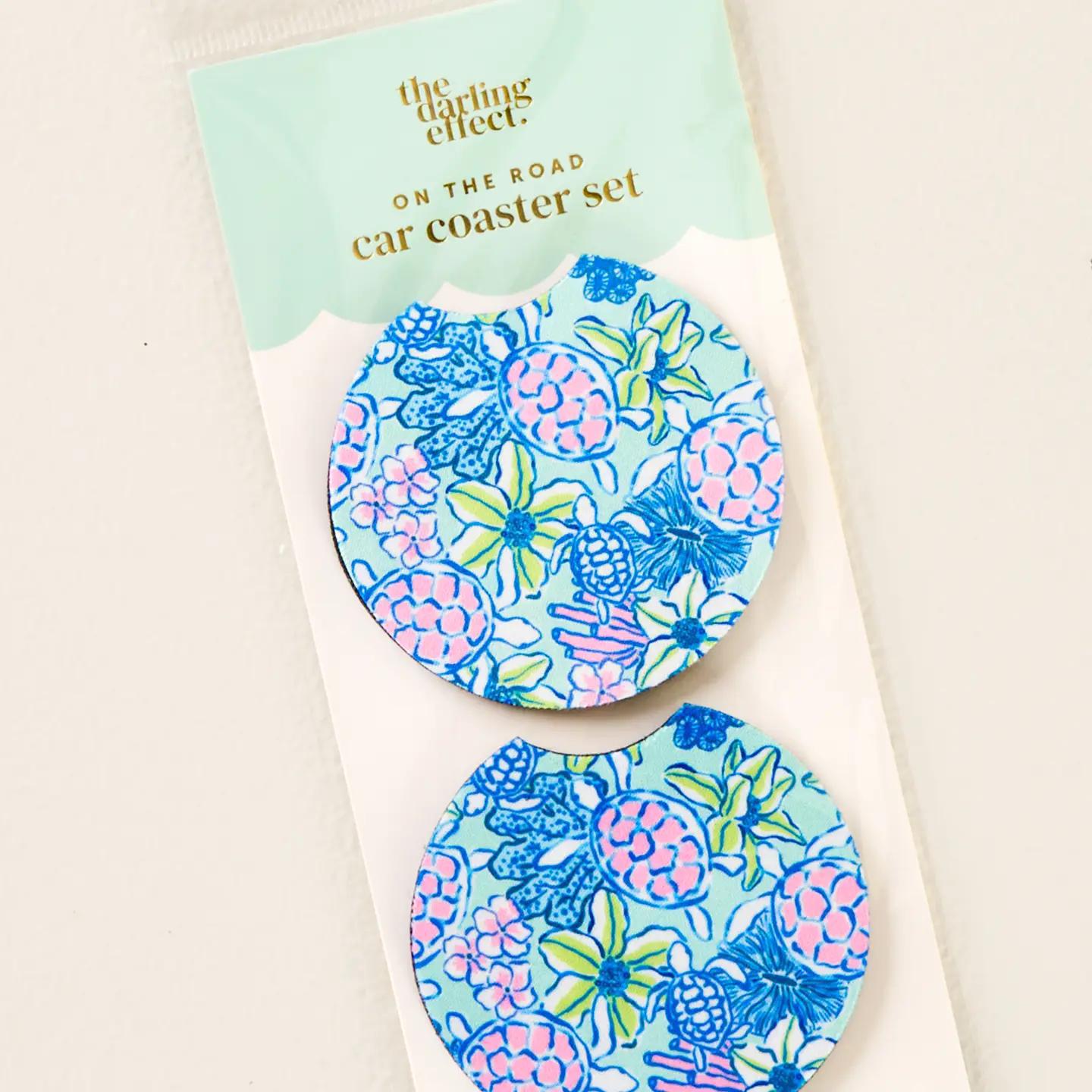 Coastal Cove Car Coaster Set