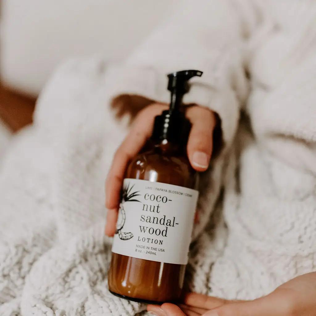 8oz Lotion Coconut Sandalwood