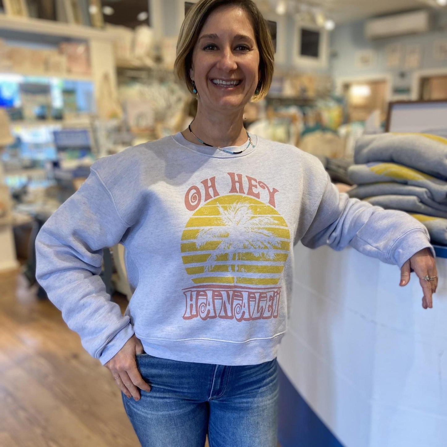 Oh Hey Hanalei Mid Sweatshirt