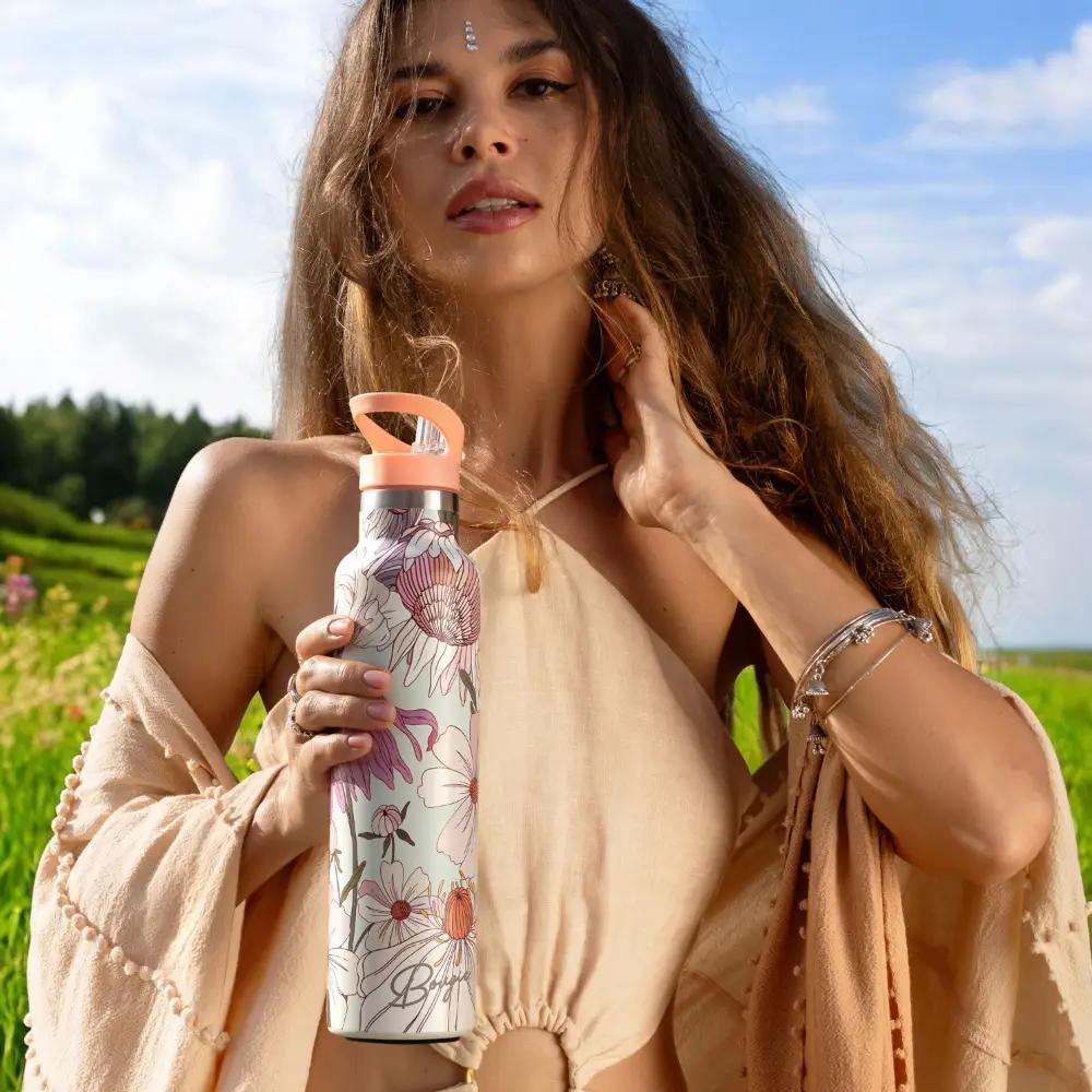 Meadow Floral Insulated Bottle