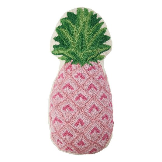 Pink Pineapple Hook Pillow