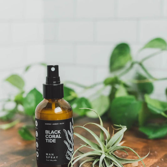 Linen Spray Black Coral Tide