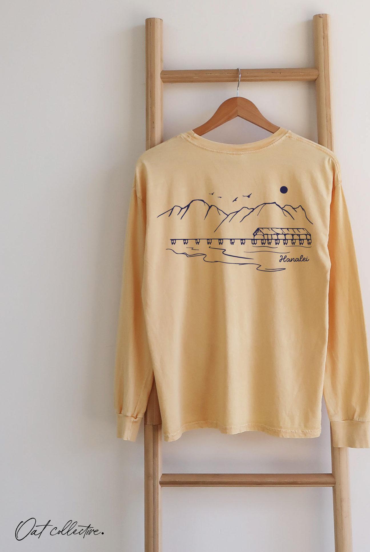 Hanalei Pier L/S Tee