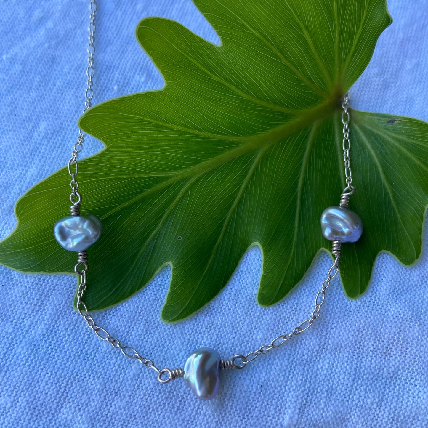 Keshi Trio Necklace
