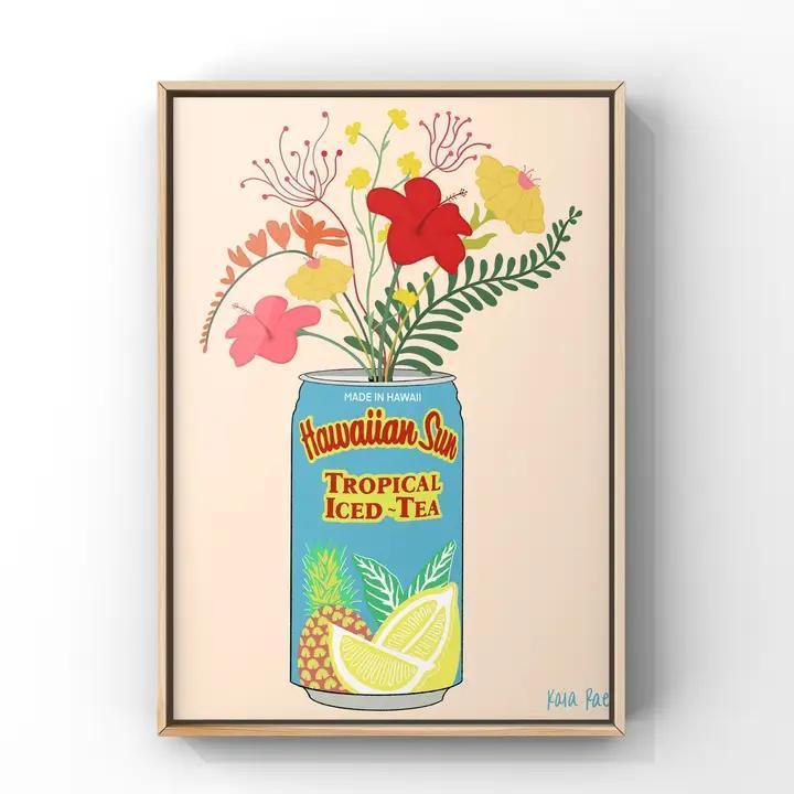 Tropical Iced Tea Hawaiian Sun Art Print