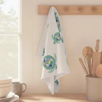 Love Sea Turtles Microfiber Kitchen Towel