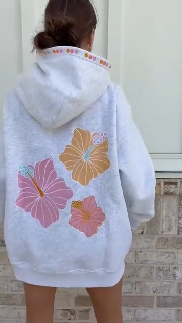 Golden Coast Bloom Hoodie