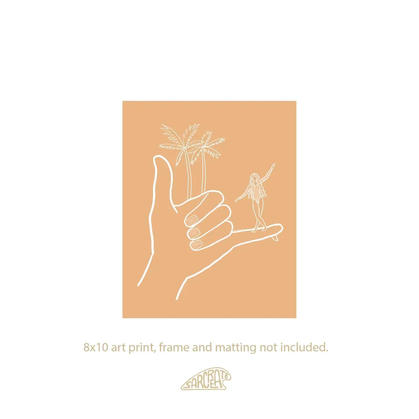 Shaka Surf Print 8x10