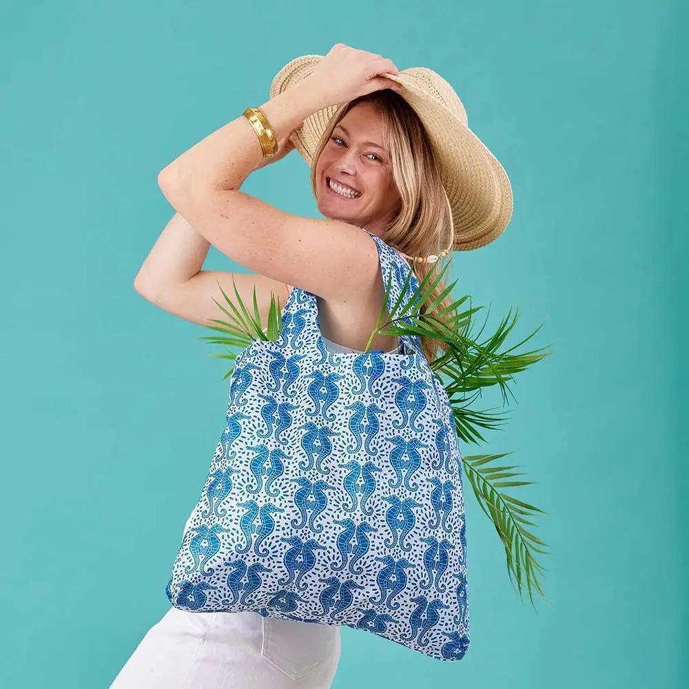 Seahorses Reusable Shopping Bag