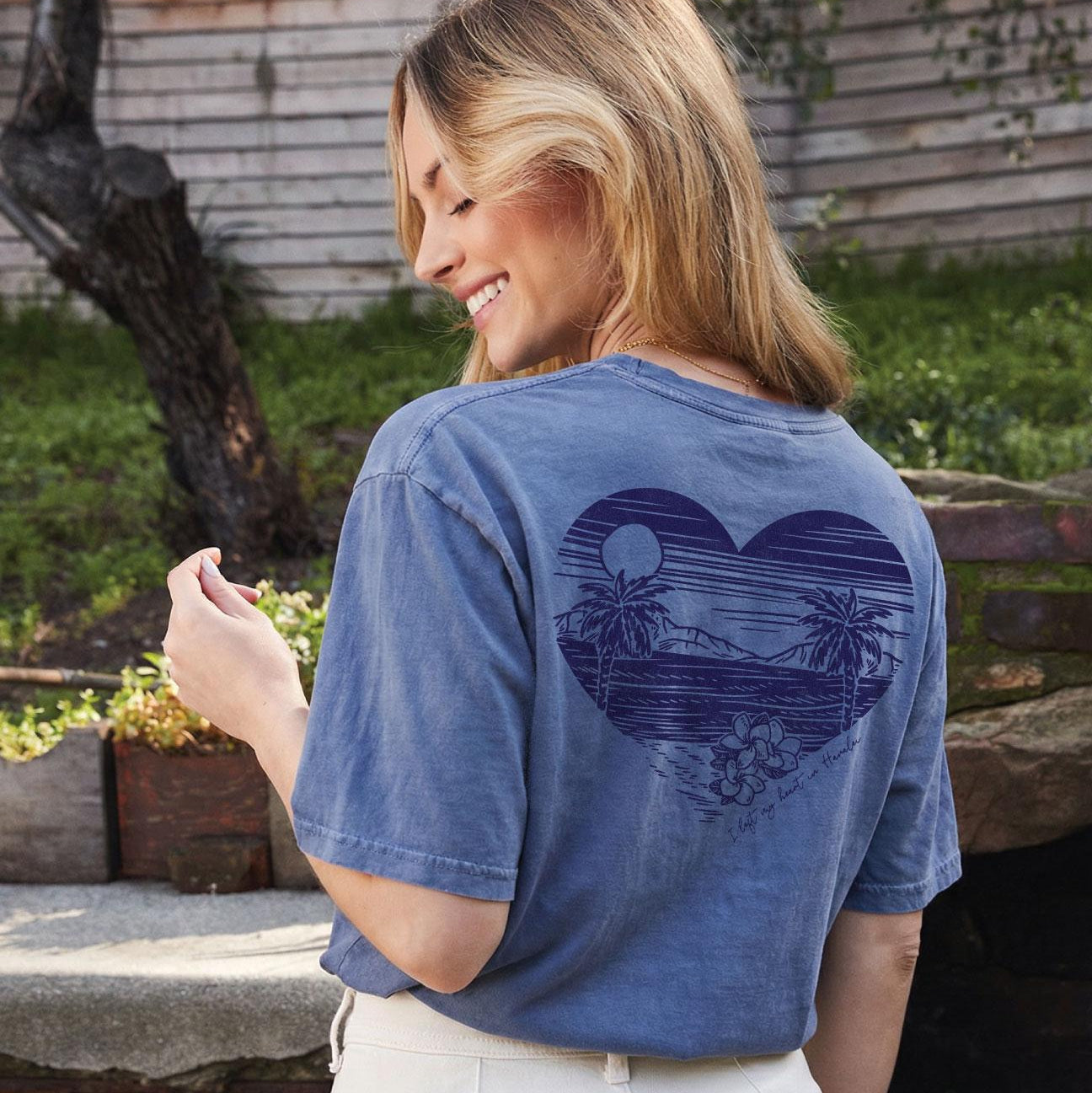 Heart in Hanalei Tee