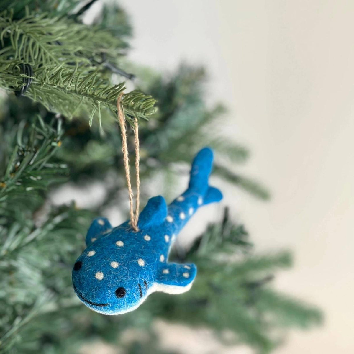 Whale Shark Felt Ornament