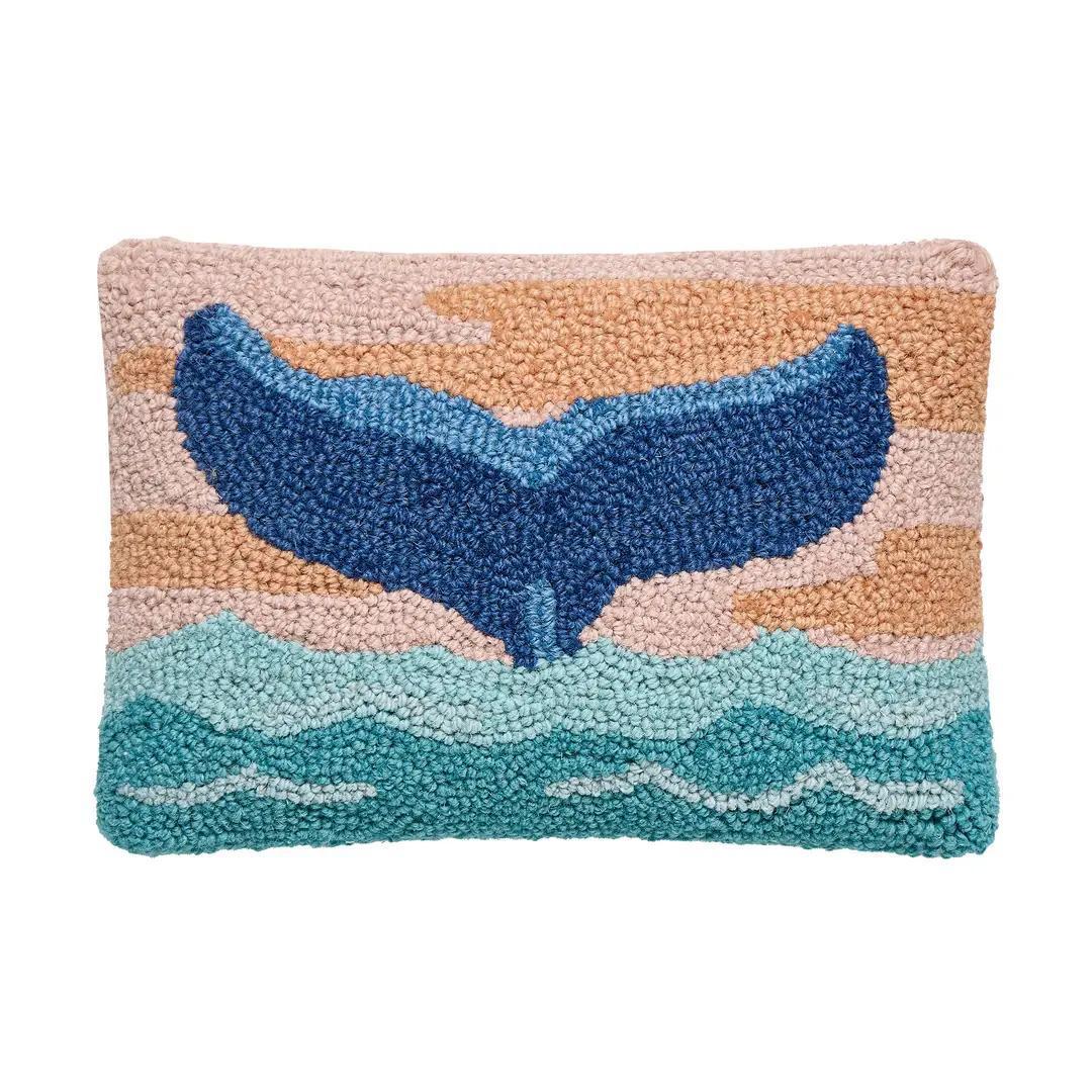 Whale Tail Hook Pillow