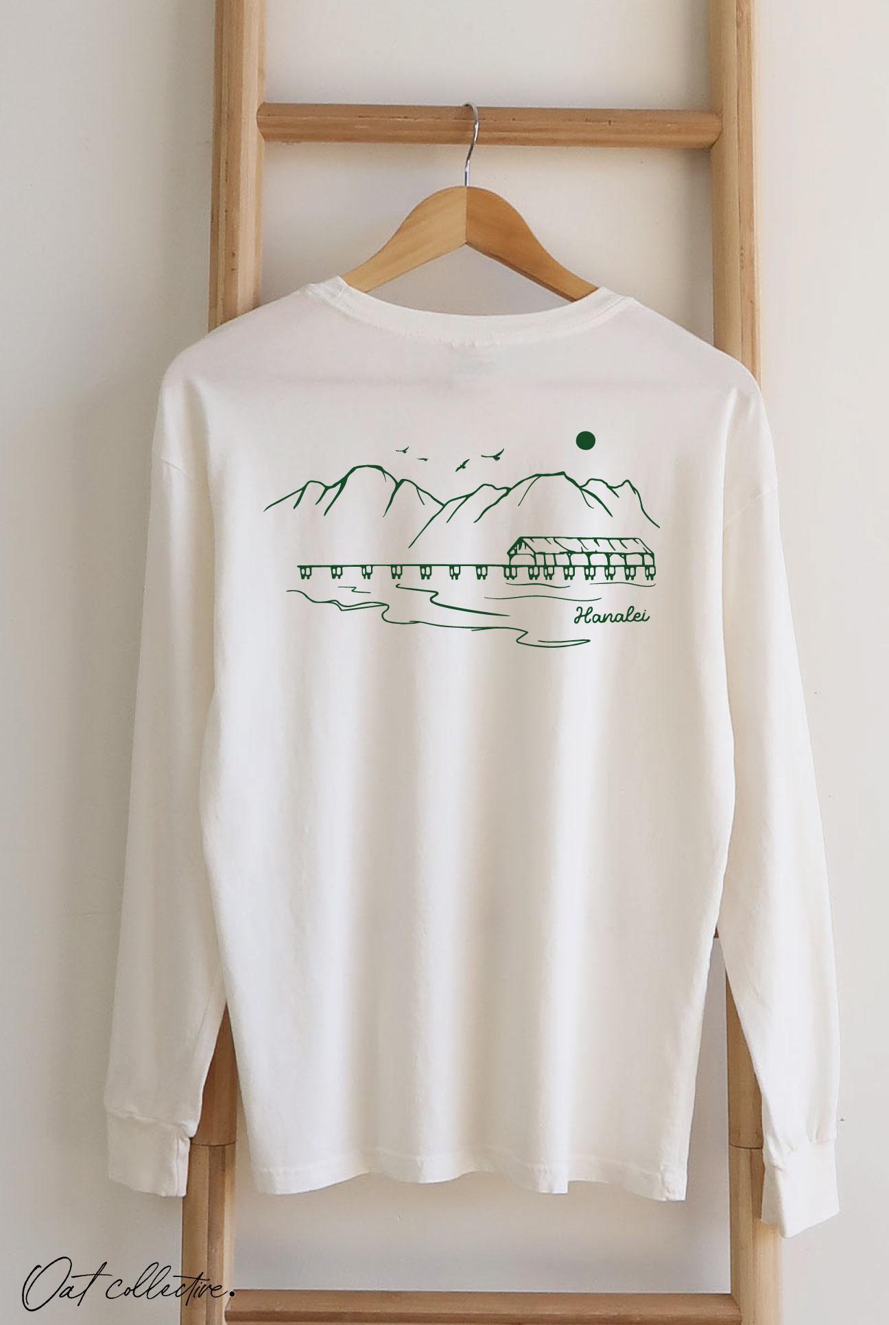 Hanalei Pier L/S Tee