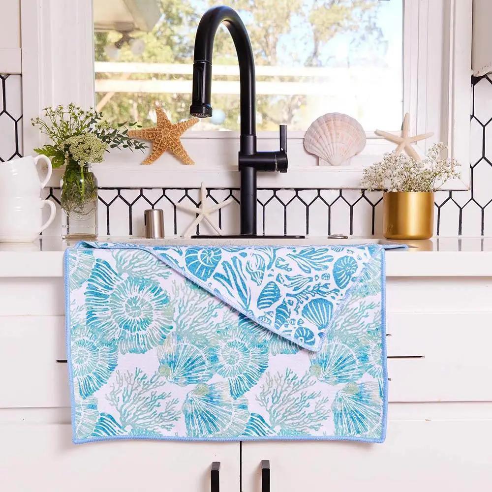 Nautilus Shells Eco Tea Towel