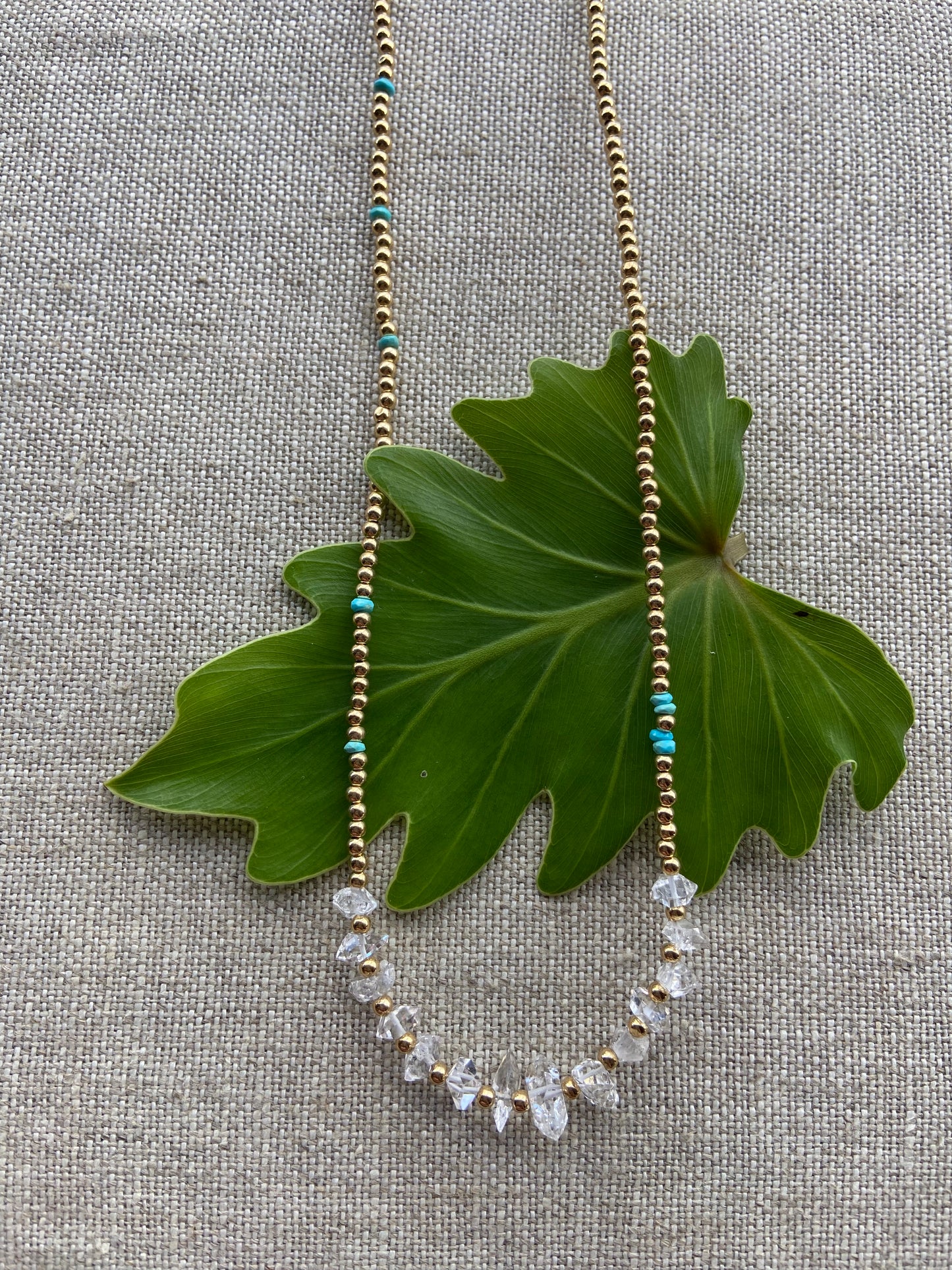 Herkimer Pebbles Necklace