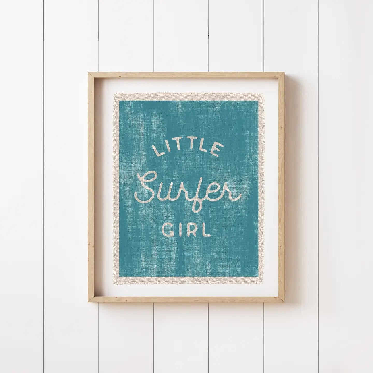 Little Surfer Girl Canvas