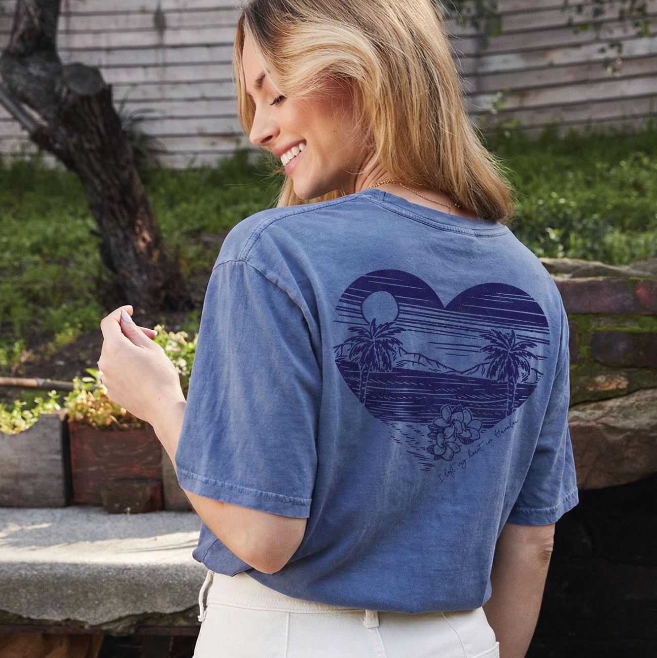 Heart in Hanalei Tee