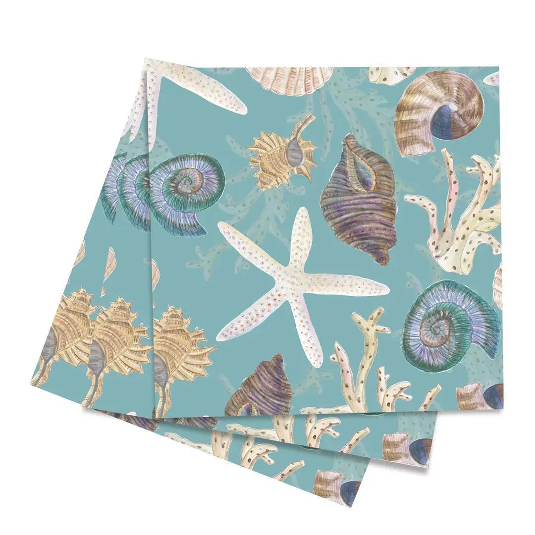 Sea Treasures Paper Cocktail Napkins