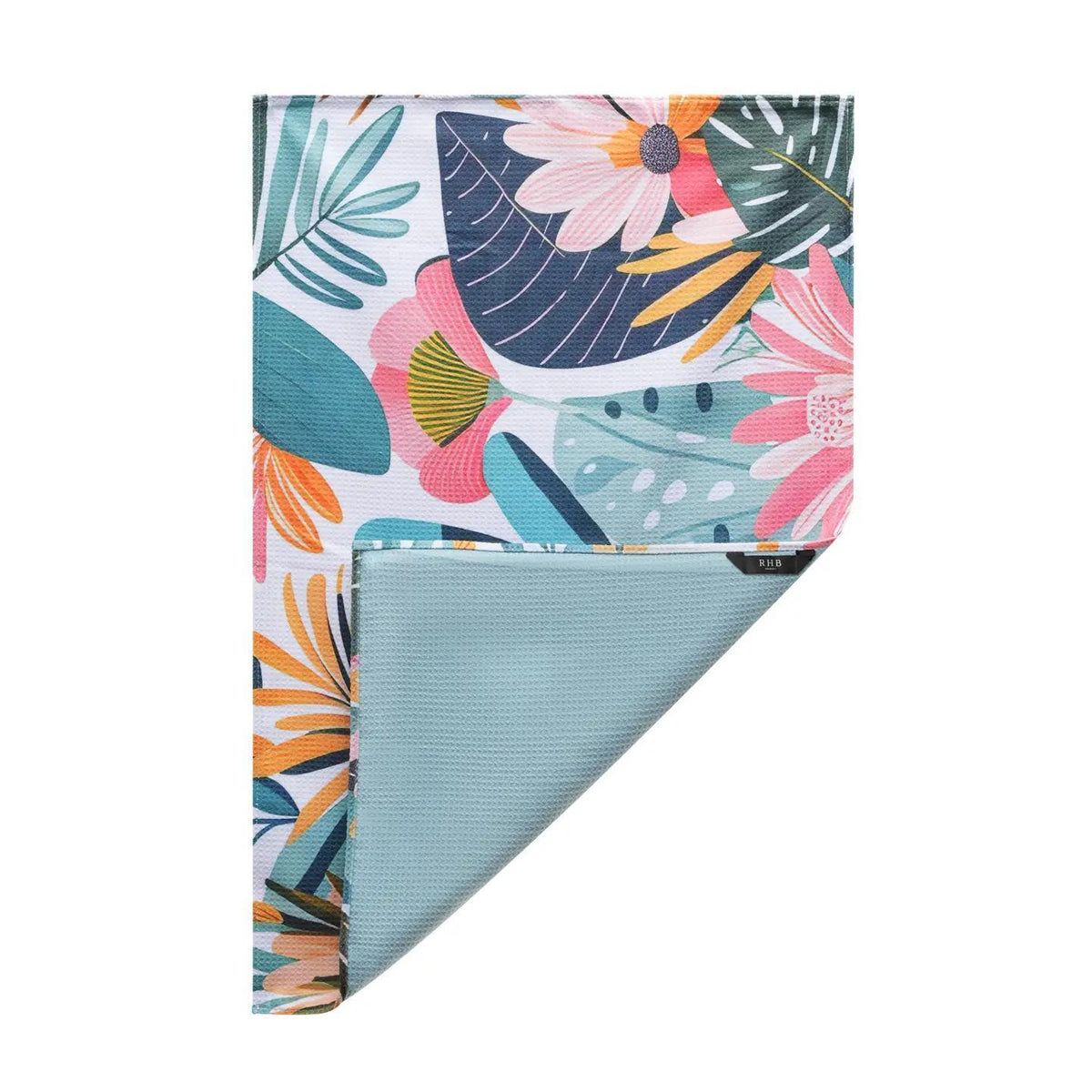 Island Bloom Tea Towel