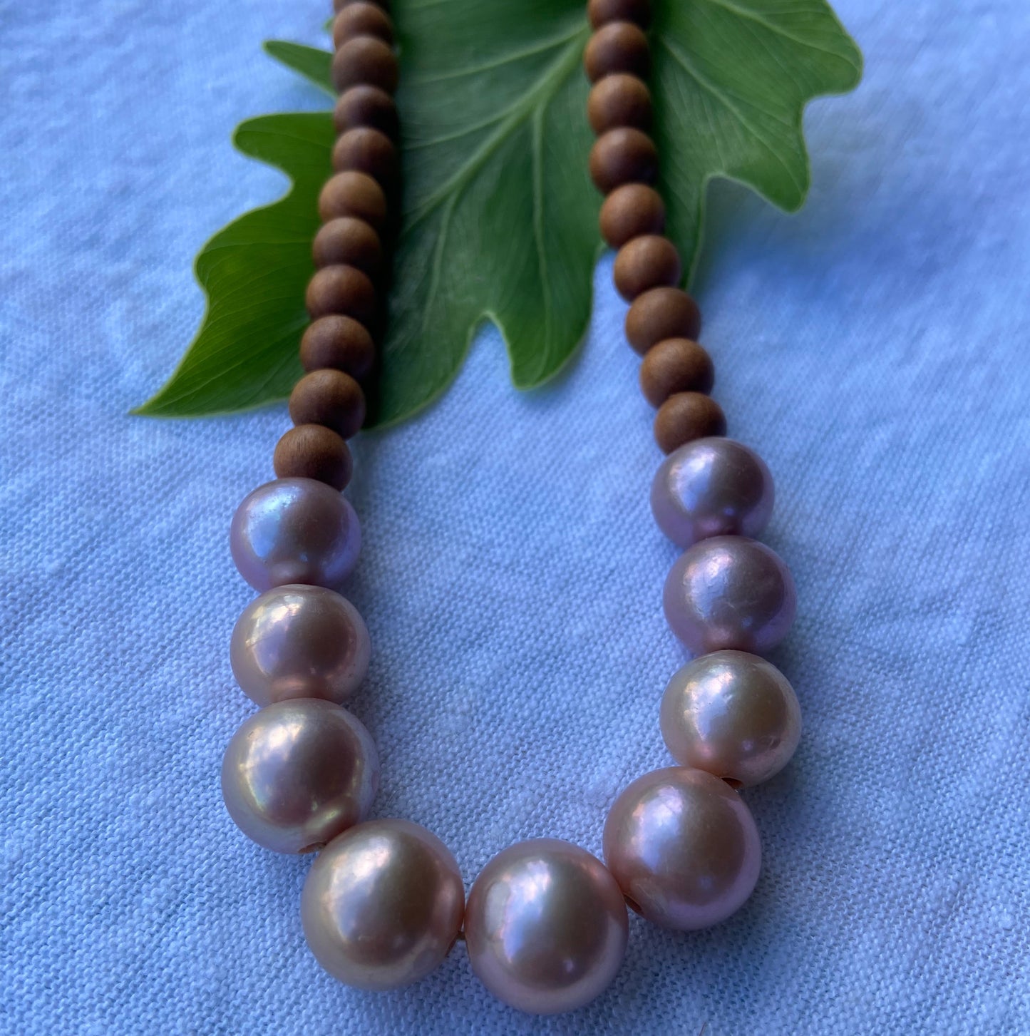 Sandalwood Edison Pearl Necklace