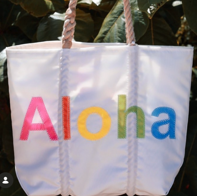 Aloha Rainbow Medium Tote