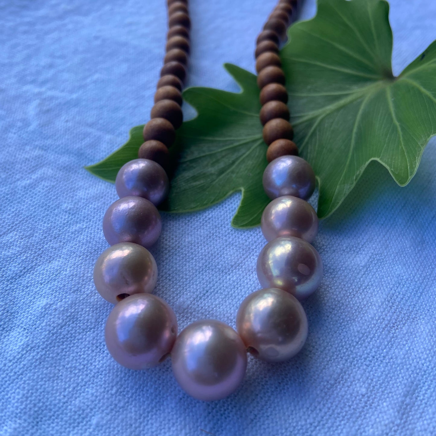 Sandalwood Edison Pearl Necklace