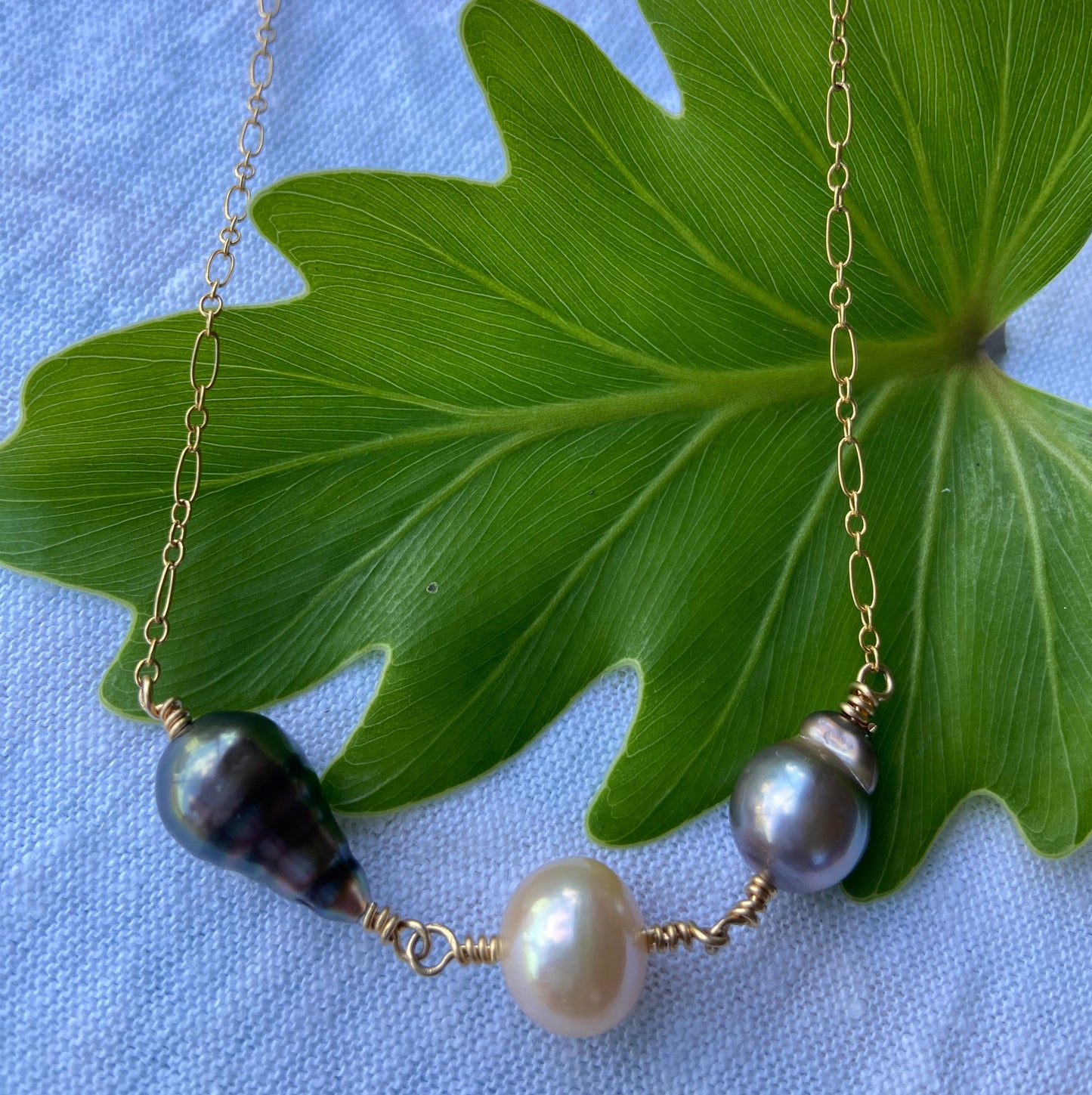 Pearl Trio Necklace