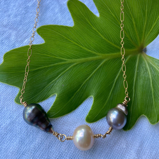 Pearl Trio Necklace