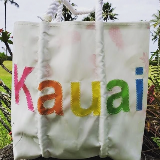 Kauai Rainbow Medium Tote
