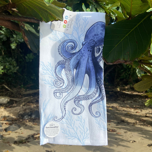 Octopus Terry Cloth Towel