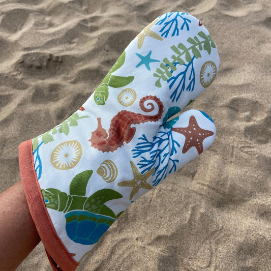 Sea Turtle Oven Mitt