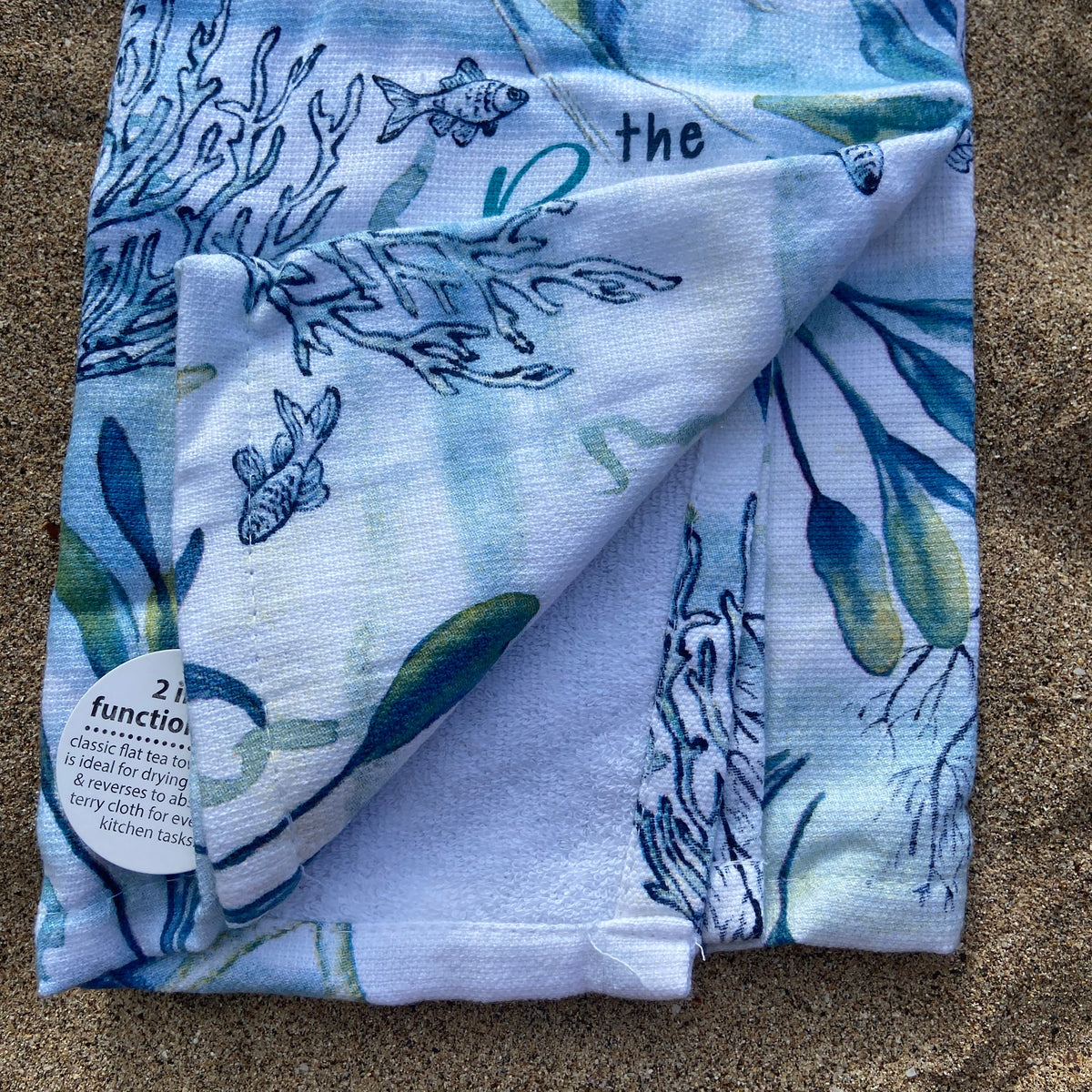 Happy Place Terry Cloth Towel