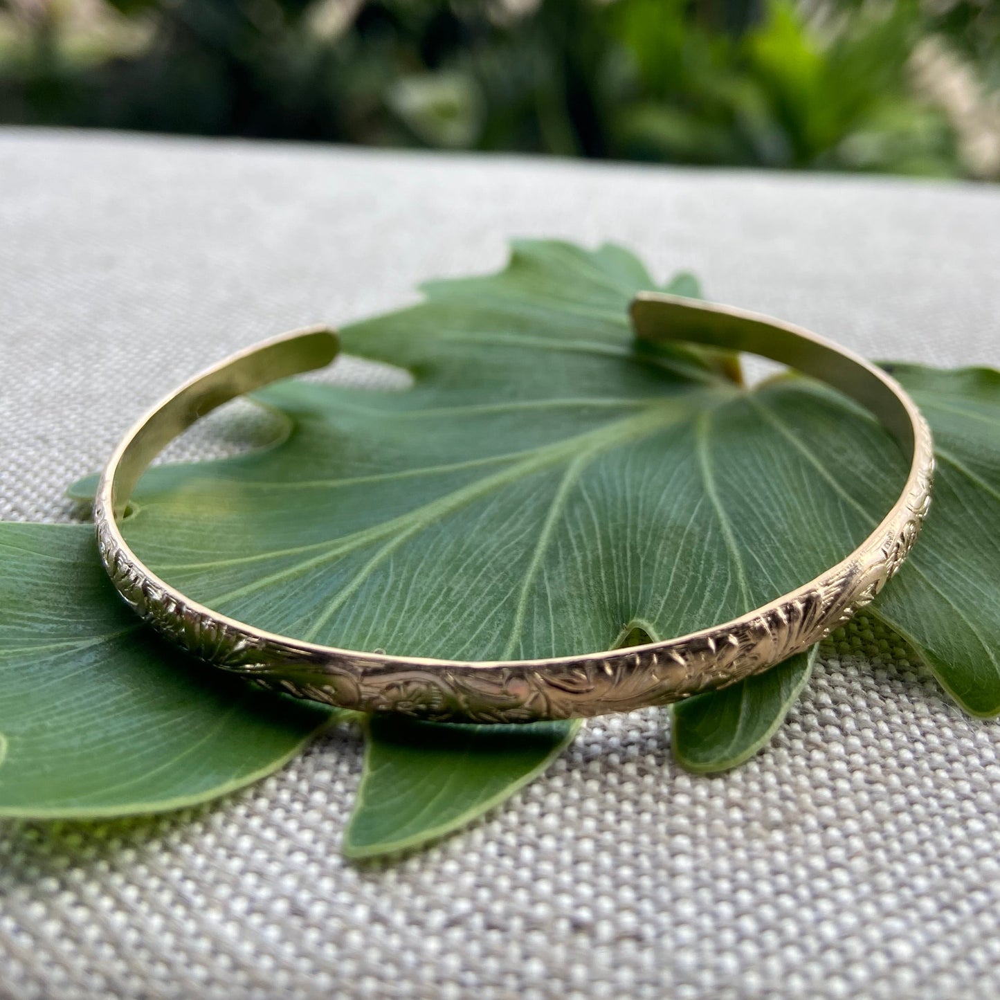 Hawaiian Heirloom Cuff Bracelet