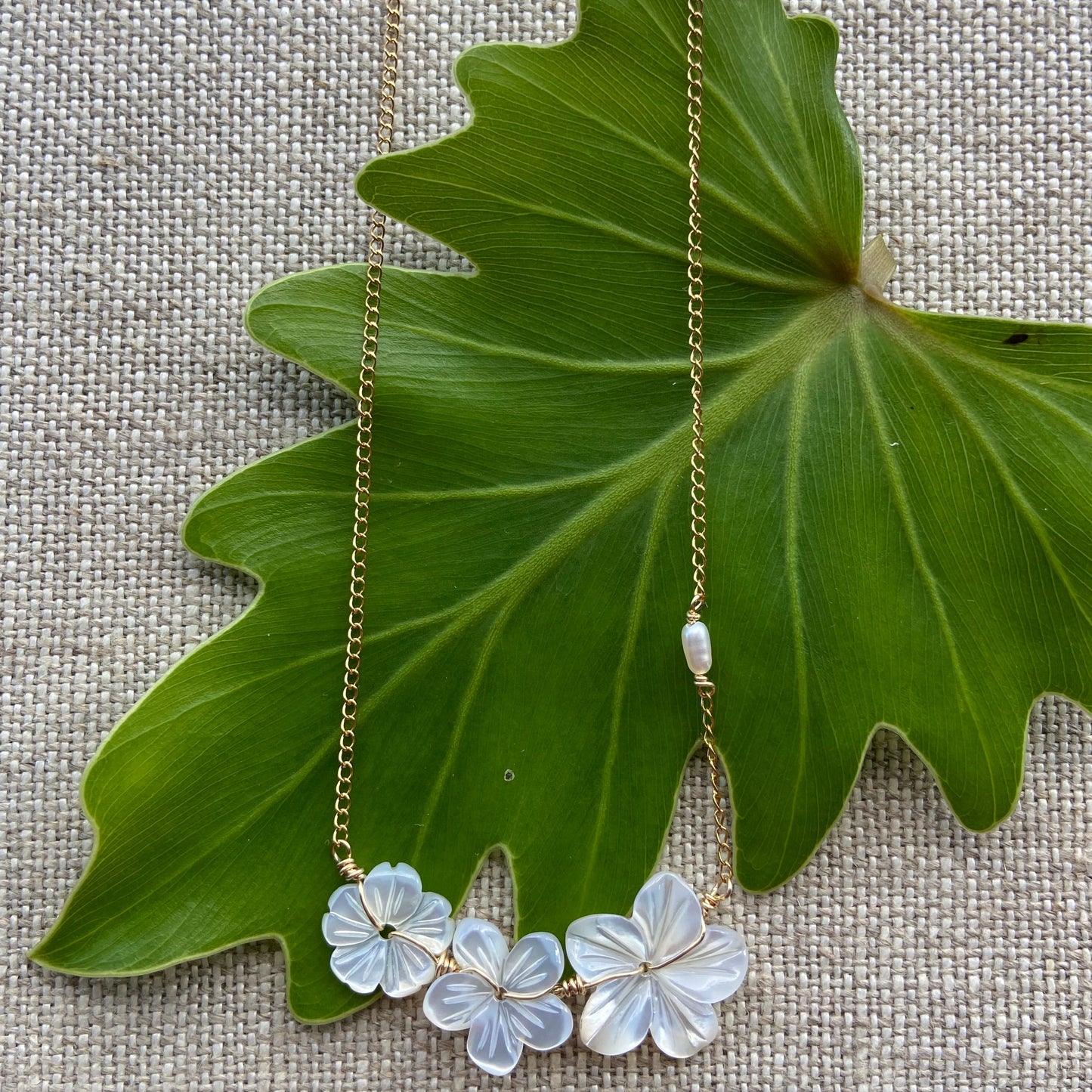 Triple Pua Necklace
