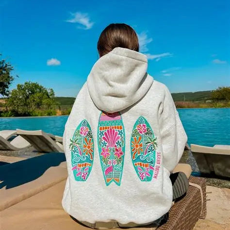 Surfboard Zip Hoodie