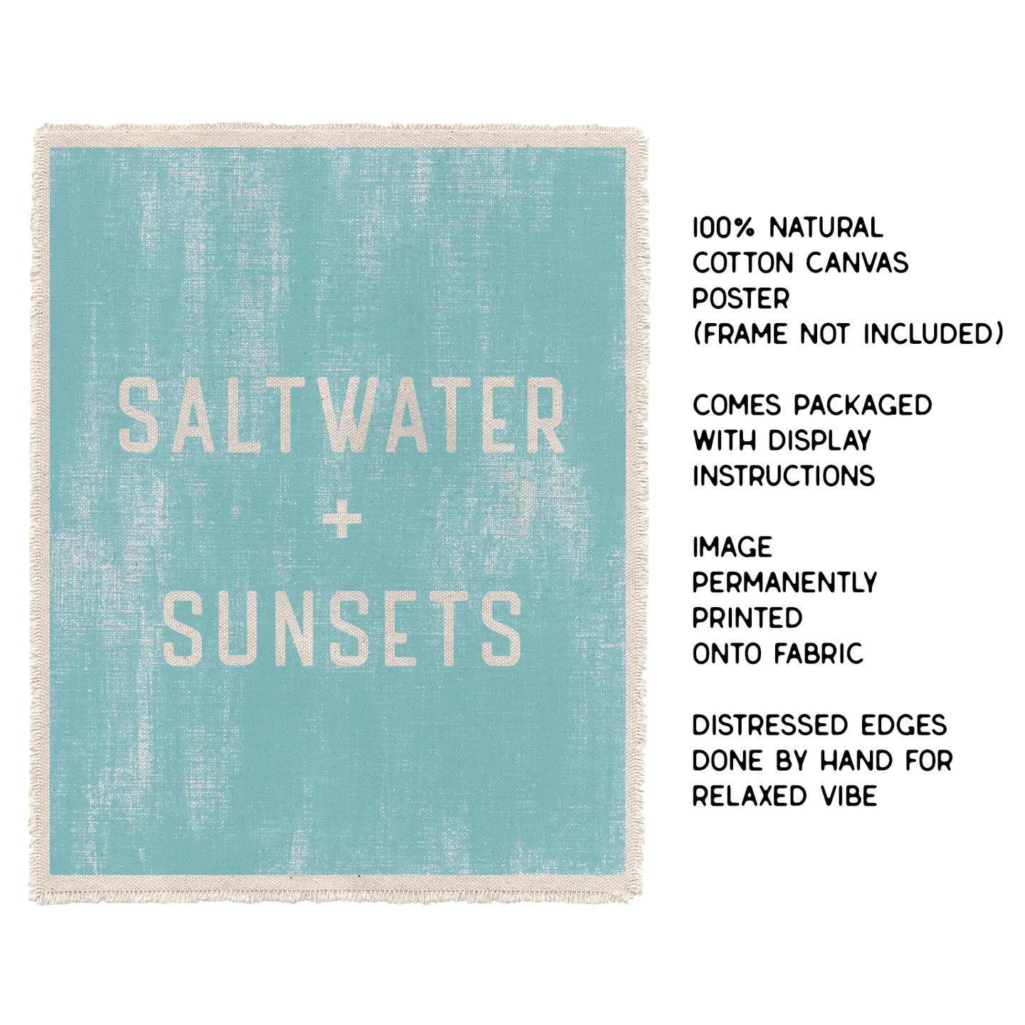 Saltwater & Sunsets Canvas
