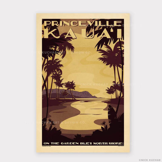 Princeville Travel Print