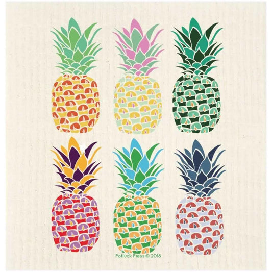 Multi Pineapple Swedish Cloth