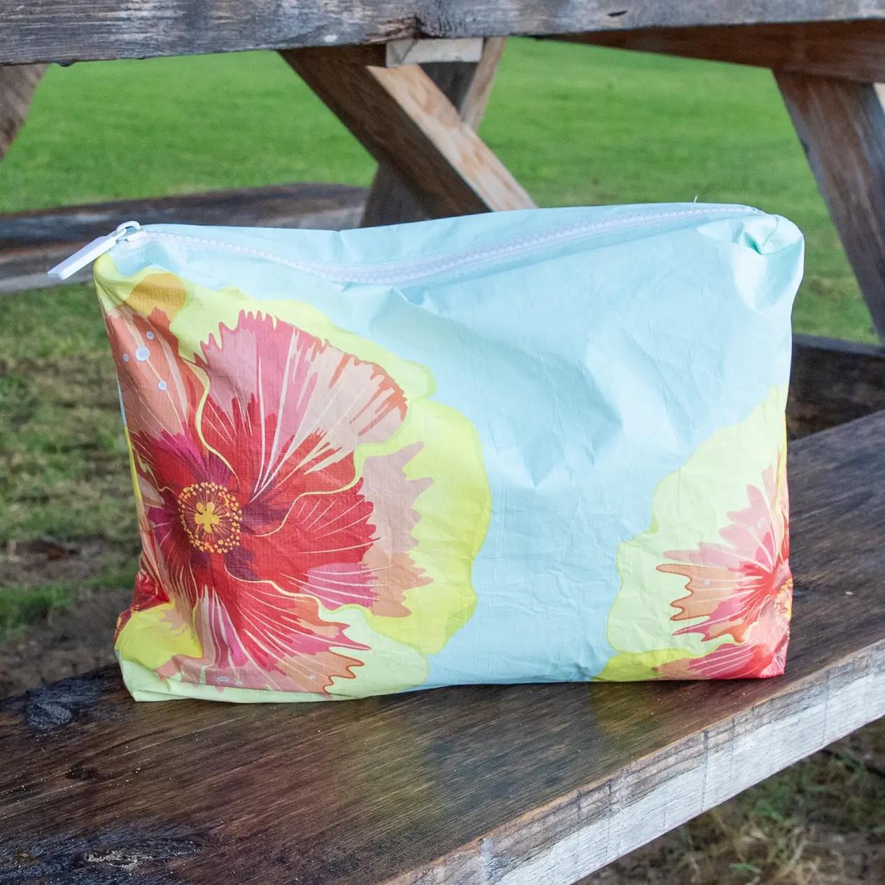 'Olena Hibiscus Water Resistant Pouch