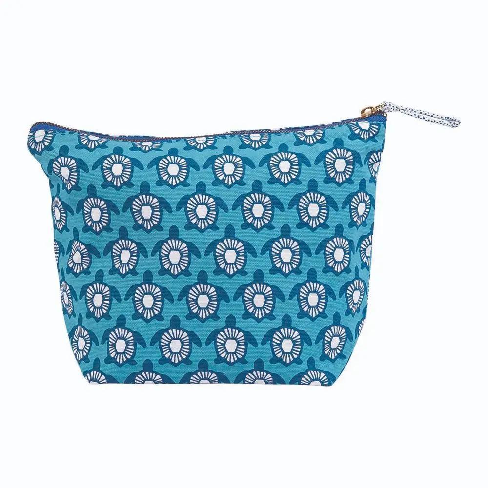 Turtles Large Canvas Pouch