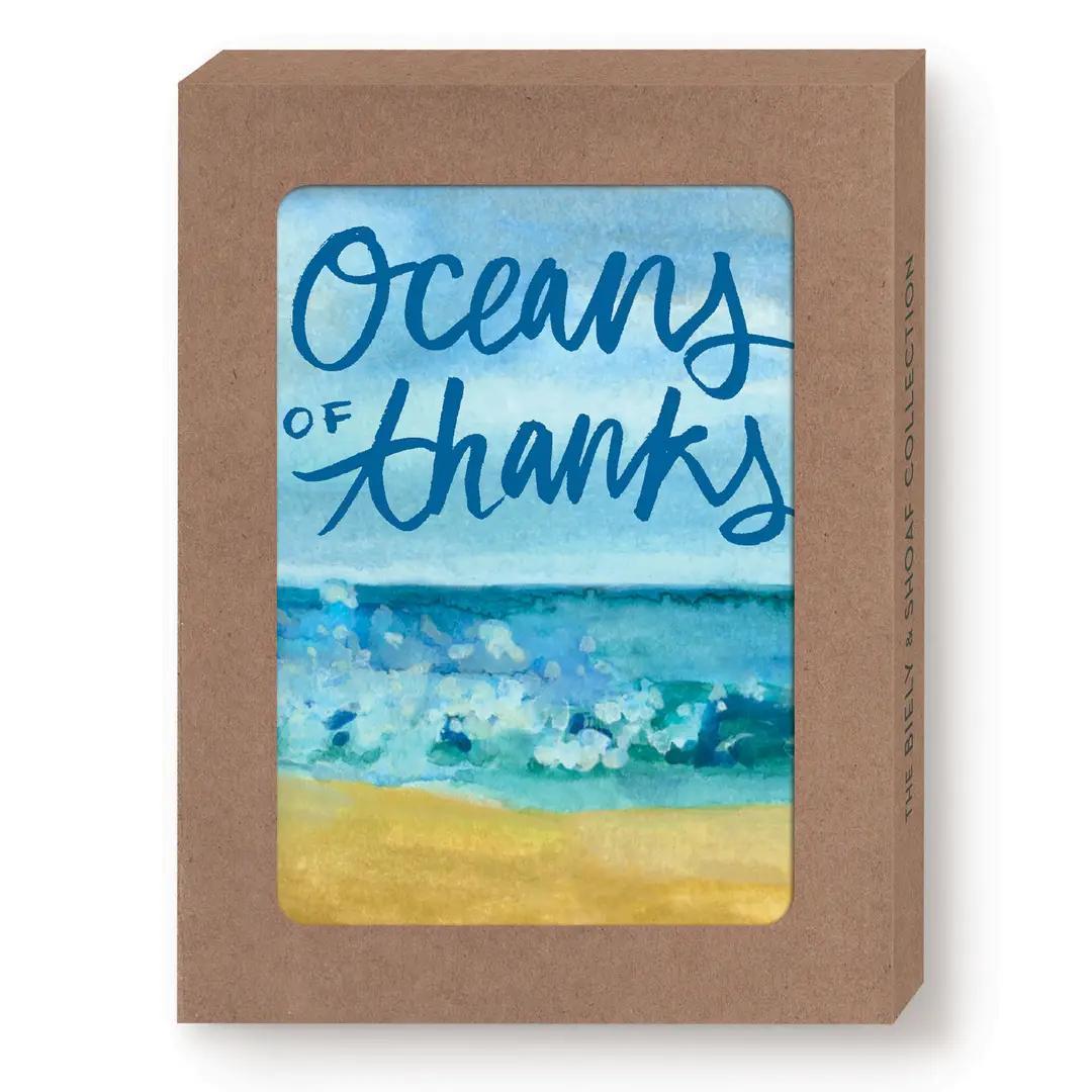 Ocean Of Thanks Boxed Notecards