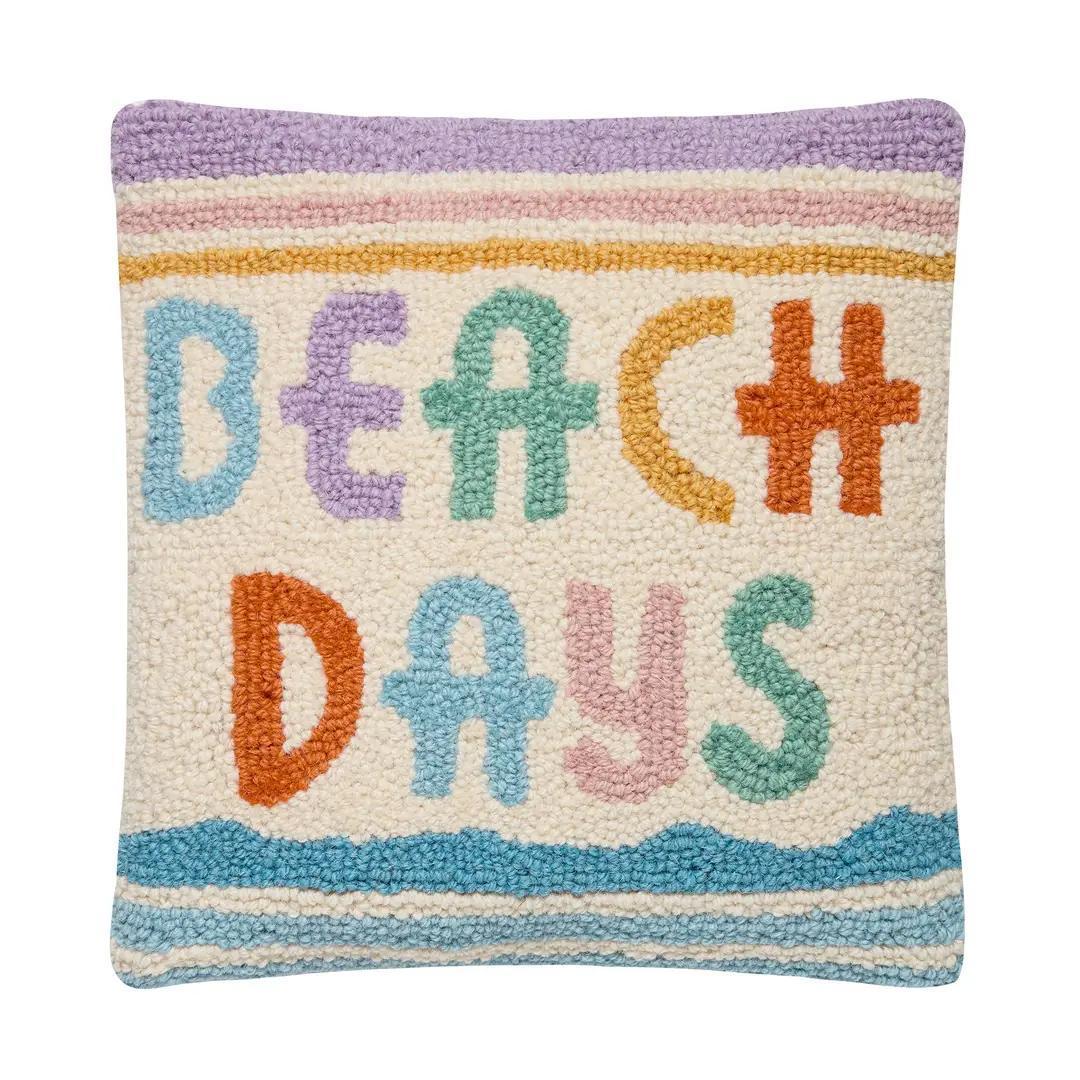 Beach Days Hook Pillow