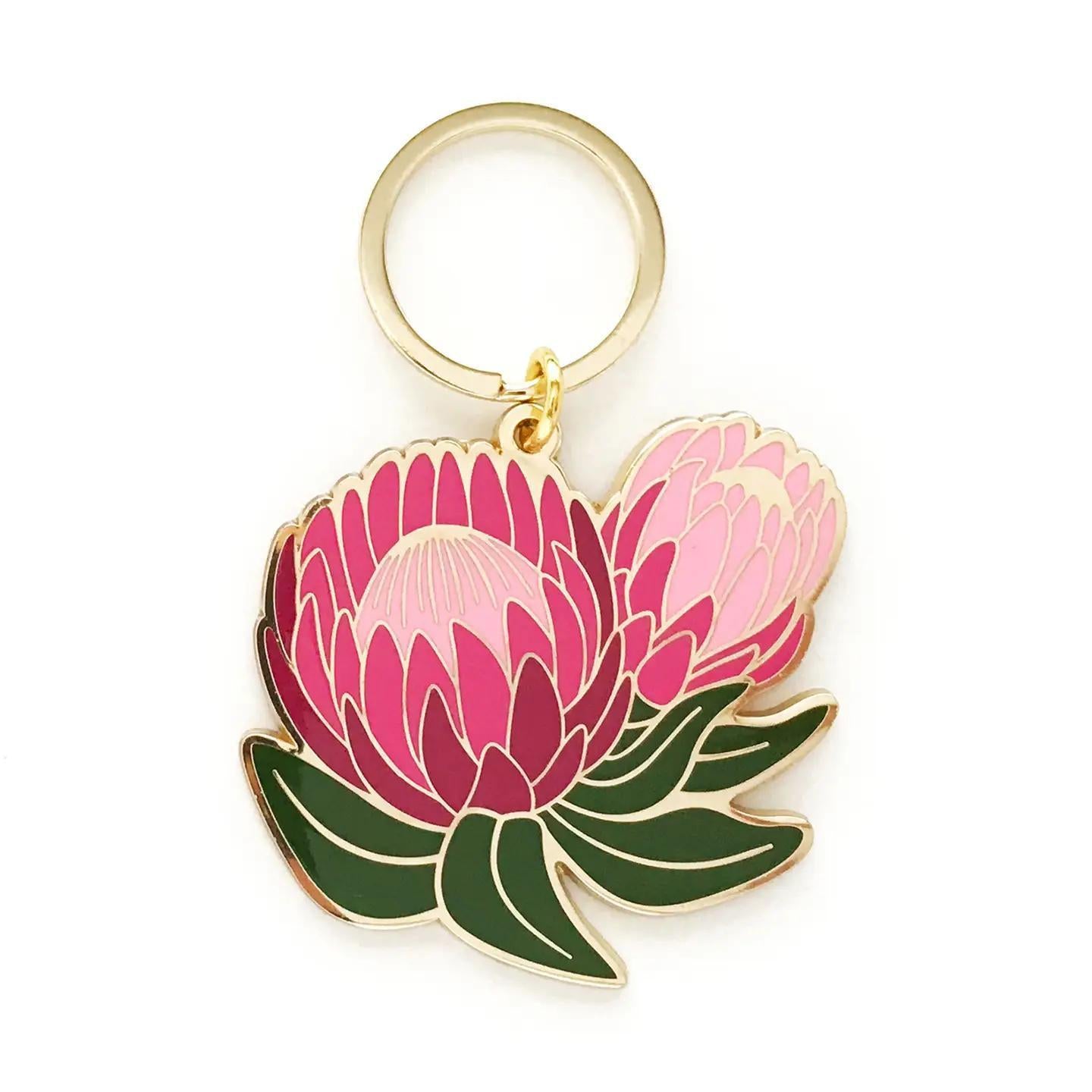 Ofelia Protea Keychain